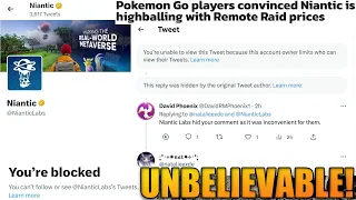 Niantic In HUGE Damage Control Mode!! BLOCKING & SILENCING Pokemon GO Players!