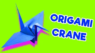 How to Make an Origami Crane Easy to Follow Tutorial. Crane out of paper step by step