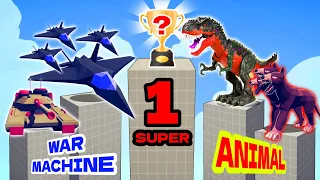 SUPER TOURNAMENT of ALL WAR MACHINE vs ANIMAL UNITS | TABS - Totally Accurate Battle Simulator
