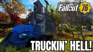 Fallout 76 Camp Build Tutorial | Immersive Blue Ridge Caravan Truck