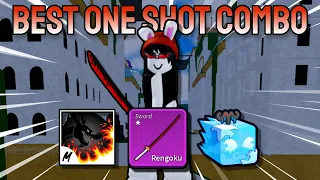 『DRAGON TALON + RENGOKU + ICE 』Bounty Hunting... | Blox Fruits | 30M Bounty