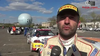 Ludovic Jeudy à l arrivée du Rallye Epernay Vins champagne  2022