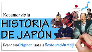 Historia de JAPÓN - Resumen | Desde sus orígenes hasta la RESTAURACIÓN MEIJI