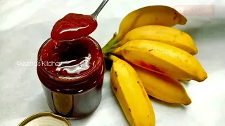 Banana Jam Recipe | No Preservatives and Food Colour | Reema's Kitchen