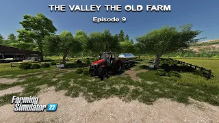 Planting APPLE TREES, Fertilizing Fields, Sowing Oats, Rolling | Valley Old Farm | FS22 | Episode #9