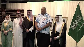 Fijian President attends the 92nd National Day of Saudi Arabia at Grand Pacific Hotel, Suva