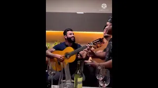 Gusttavo Lima fazendo segunda voz para Júnior Marques l Voz e Violão