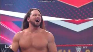 Drew McIntyre vs AJ Styles WWE RAW 14th June 2021 1/2