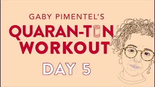 *DAY 5* QUARAN-TIN EXERCISE PLAN | ELDERLY ISOLATION HOME WORKOUT | CORONAVIRUS QUARANTINE