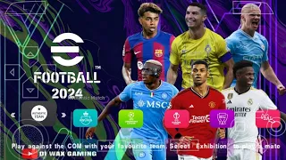 eFOOTBALL PES 2024 PPSSPP Download Update Kits 2024 & Latest Transfers New UCL Teams & Best Graphics