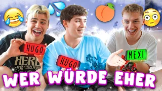 WER WÜRDE EHER..!? 🍑💦 mit Hugo & Papaplatte