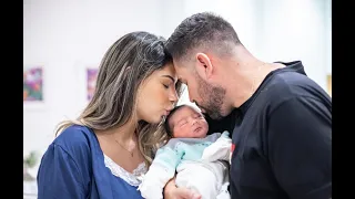 Foto e vídeo de parto na Pro Matre paulista - nascimento do Matteo