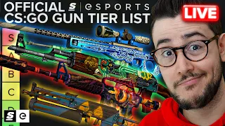 🔴 LIVE - TIER LISTING EVERY GUN IN CS:GO 🔴