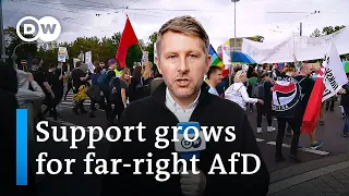 Opponents of far-right AfD protest at party convention in Germany | DW News