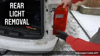 Volkswagen Caddy Rear Light Removal / rear lamp removal / výmena žiarovky v zadnom svetle