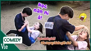 Thấy Lan Ngọc bị "ức hiếp", Karik bay vô giải nguy xé nát Ngô Kiến Huy | Running Man