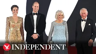 William and Kate walk red carpet at the No Time To Die world premiere