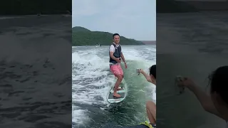 Wakesurf with beer (watch w 720p)