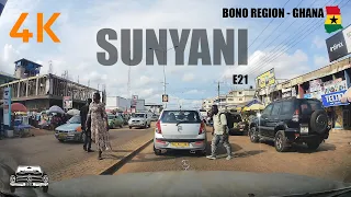 Sunyani Day Drive E21 from Town Centre to Airport Residential Area Bono Region Ghana 4K