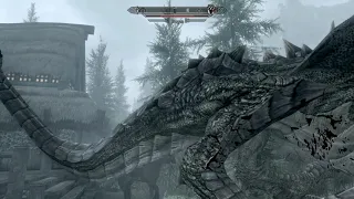 Skyrim: Killing a dragon at level 2 on Legendary difficulty