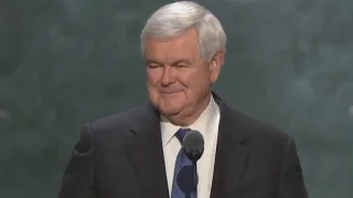 Newt Gingrich Speech at Republican National Convention. July 20, 2016. RNC 2016.  Cleveland, Ohio.