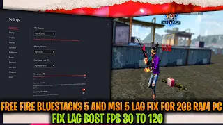 How To Fix Lag Msi App Player 5 On Your 2gb Ram Pc  Permanently | Emulator Setting |Boost Your Fps|