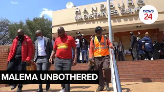 WATCH | ‘Police get pushed all the time’ - Malema after assault trial is postponed