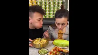 Husband And Wife Funny Eating Video #020 || #eatingchallenge #eatingshow #mukbang #wife #husband