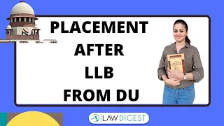 DU LLB Placement and Internship