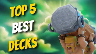 THE *TOP 5🏆* BEST DECKS IN CLASH ROYALE FOR APRIL 2024