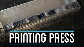 How to Use a Printing Press | How to Make Everything: Book