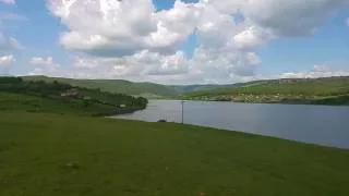 Landscape in Transylvania ( Besenyo lake , Maksa )