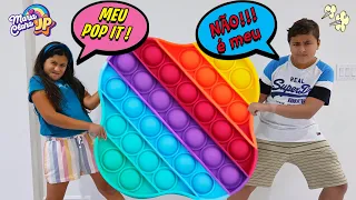 MARIA CLARA E JP QUEREM O MESMO POP IT - POP IT CHALLENGE