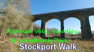 Reddish Vale - Woodley - Woodbank Park  lockdown walk ¦ Stockport Walk