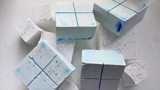 ICY BLUE soft surprise block // ASMR gym chalk // oddly satisfying