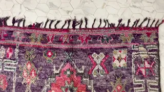kechart - 5x10ft Vintage Moroccan boujaad rug, Moroccan berber rugs, handmade rug,  170 cm x 296 cm