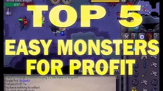 TOP 5 MONSTERS TO KILL FOR PROFIT - Old School Runescape Money Making