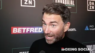 "I DON'T APPRECIATE HIS COMMENTS!" - Eddie Hearn HITS BACK at Simon Jordan, Benn B Sample, Fury & AJ