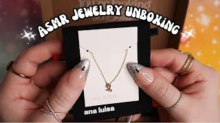 ASMR | Jewelry Unboxing 💍 (ft. Ana Luisa)