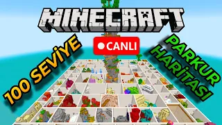 100 BÖLÜMLÜK PARKUR HARİTASINI OYNADIM! | Minecraft (Yayın Tekrarı)