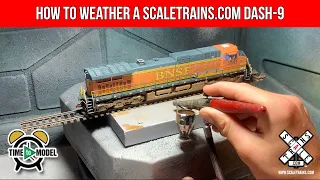 Time to Model: Weathering Rivet Counter HO DASH-9s