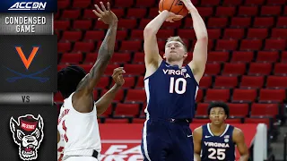 Virginia vs. North Carolina State Condensed Game | 2020-21 ACC Men's Basketball