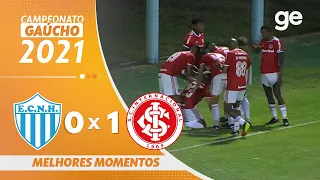 NOVO HAMBURGO 0 X 1 INTERNACIONAL | MELHORES MOMENTOS | 5ª RODADA GAÚCHO 2021  | ge.globo