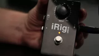 iRig Stomp - The first stompbox guitar interface for iPhone/iPod touch/iPad - Winter NAMM 2012