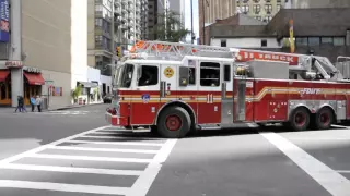TURNOUT: FDNY 54 Engine / 11 Truck / 2nd Battalion Turning Out