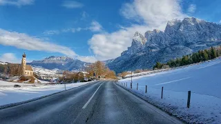 CASTELROTTO South Tyrol scenic drive in WINTER | Italy