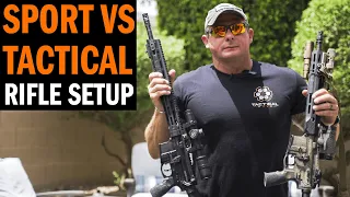 Tactical Rifle Versus Sport Rifle Setup With Army Ranger Dave Steinbach