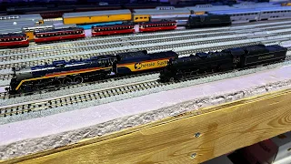 Layout #2, Video #27 - Review of two new Broadway Limited Imports Reading T-1 steam locomotives