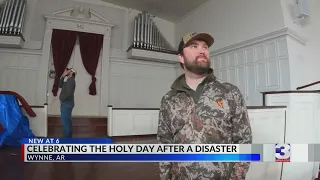 Tornadoes won't stop Easter services in Wynne, AR