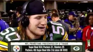 A.J. Hawk On Packers' Win in Super Bowl